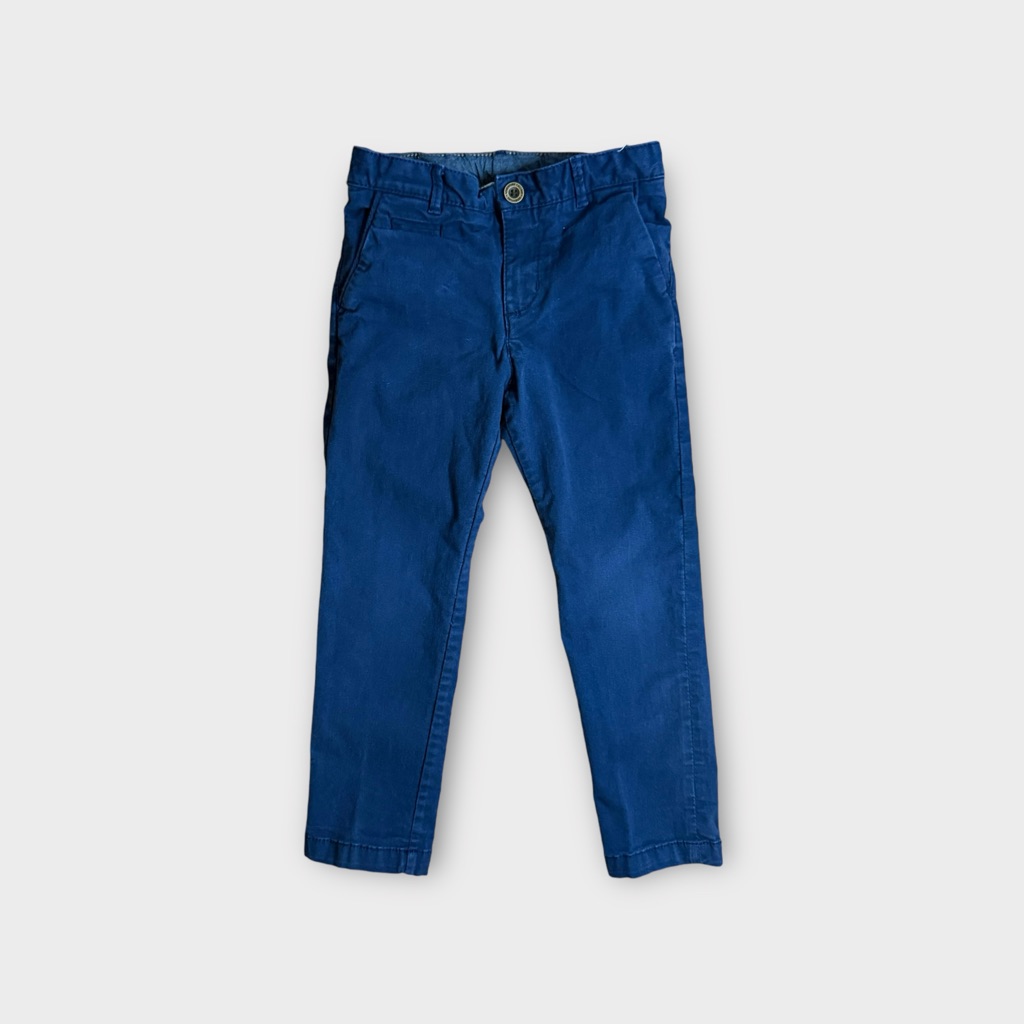 H&M Navy Blue Casual Skinny Pants